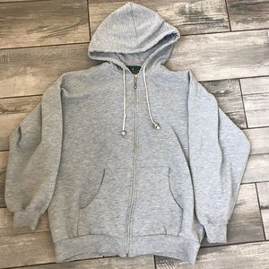Grey Hunts Club Zip Up Hoodie